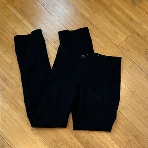 Betabrand Dress Pant Yoga Pants Black Trousers XS